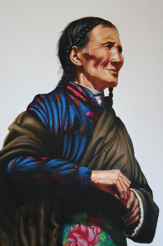 Tibet Pilgerfrau
